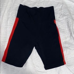 BP red and black Claudia bike shorts